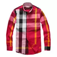 homem chemise burberry acheter coton shirt london m rouge blanc